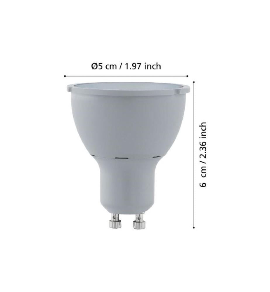 EGLO - Leuchten Lampe 4.8 W GU10 Blanc chaud