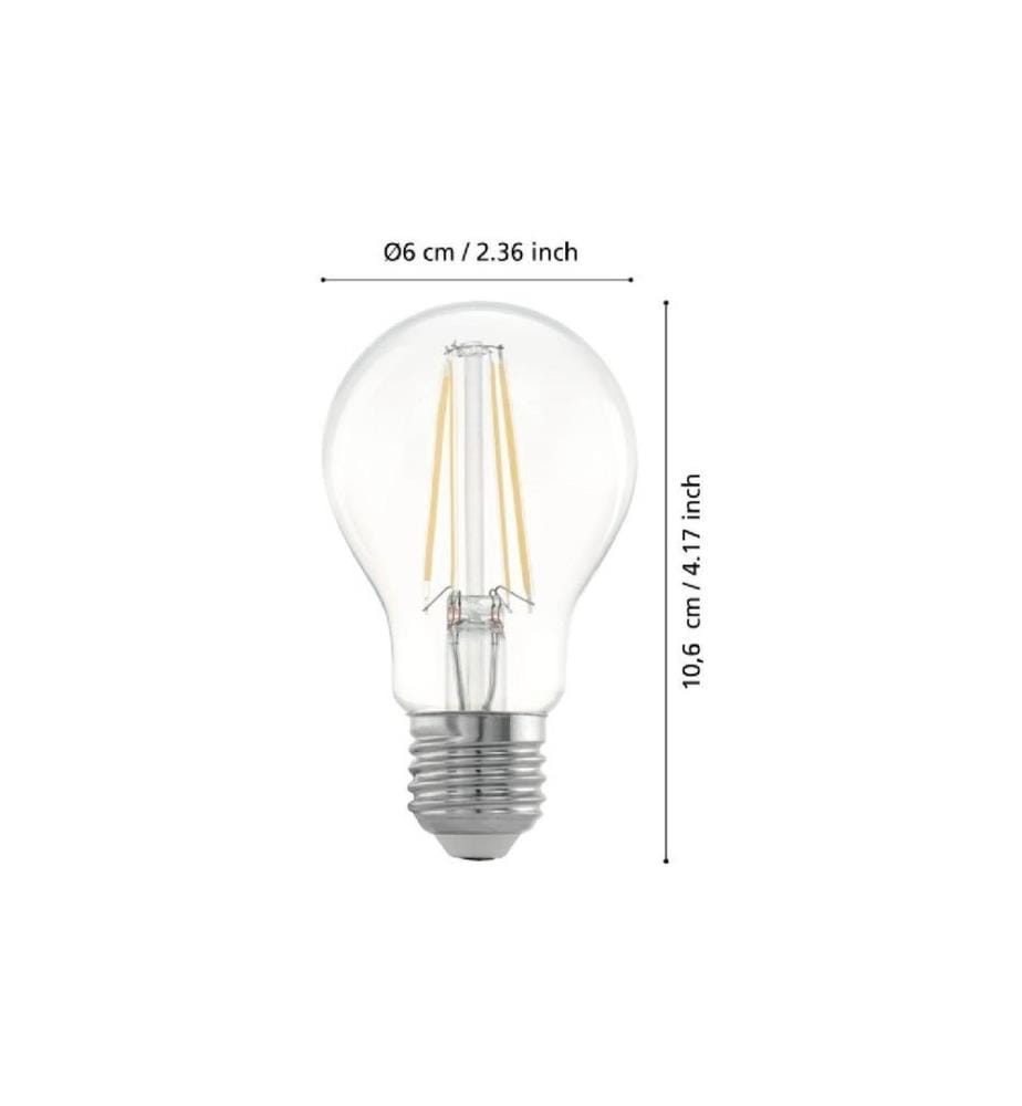 EGLO - Leuchten Lampe 7.3 W E27 Blanc chaud