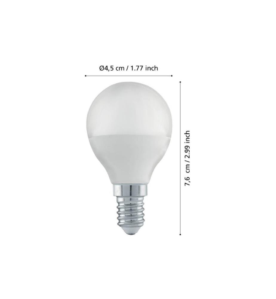EGLO - Leuchten Lampe 4.5 W E14 Blanc chaud
