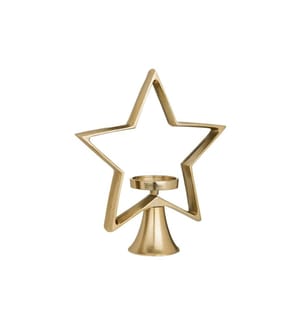 EGLO - Weihnachtswindlicht Stern Mukayle 34 cm, Gold