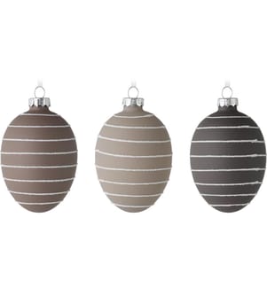 EGLO - Aufhänger Fintry 3 Stück, Beige/Crème/Taupe