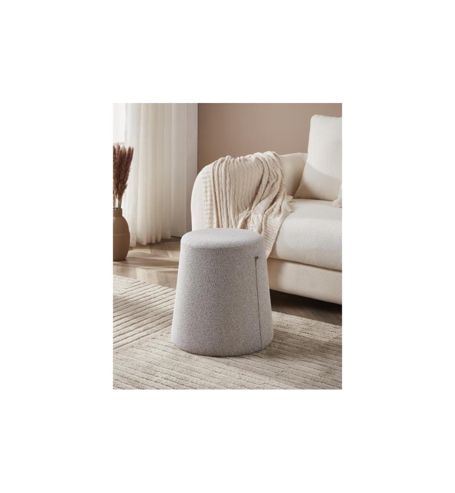 EGLO - Tabouret Mahalevona Ø 40.5 x 42.5 cm, Beige