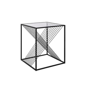 EGLO - Table d'appoint Otawara Ø 45.5 x 55 cm, noir