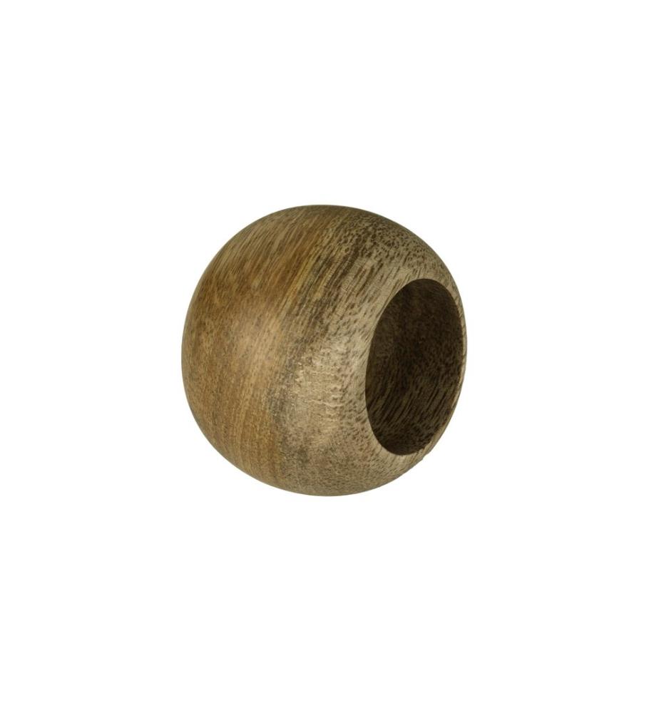 EGLO - Serviettenring Khand 5 x 3.5 cm, Mangoholz