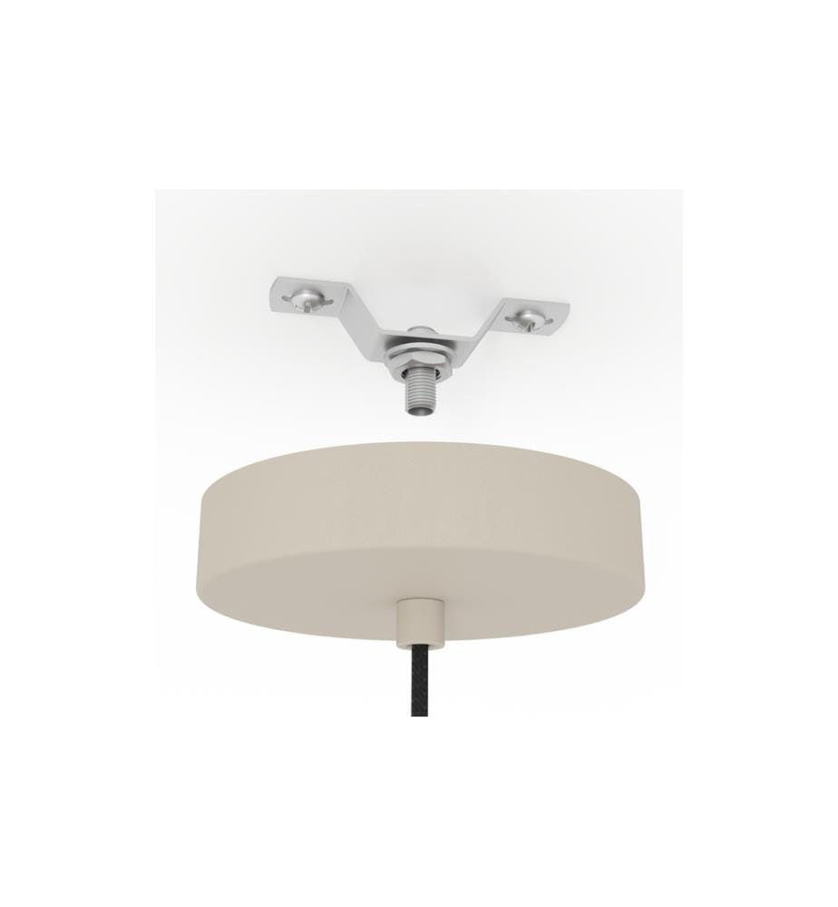 EGLO - Leuchten Lampe suspendue Zigbee ROMAZZINA beige E27