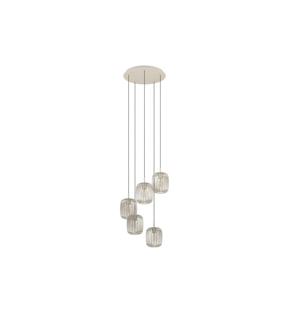 EGLO - Leuchten Lampe suspendue ROMAZZINA beige exkl. E27 5x40W