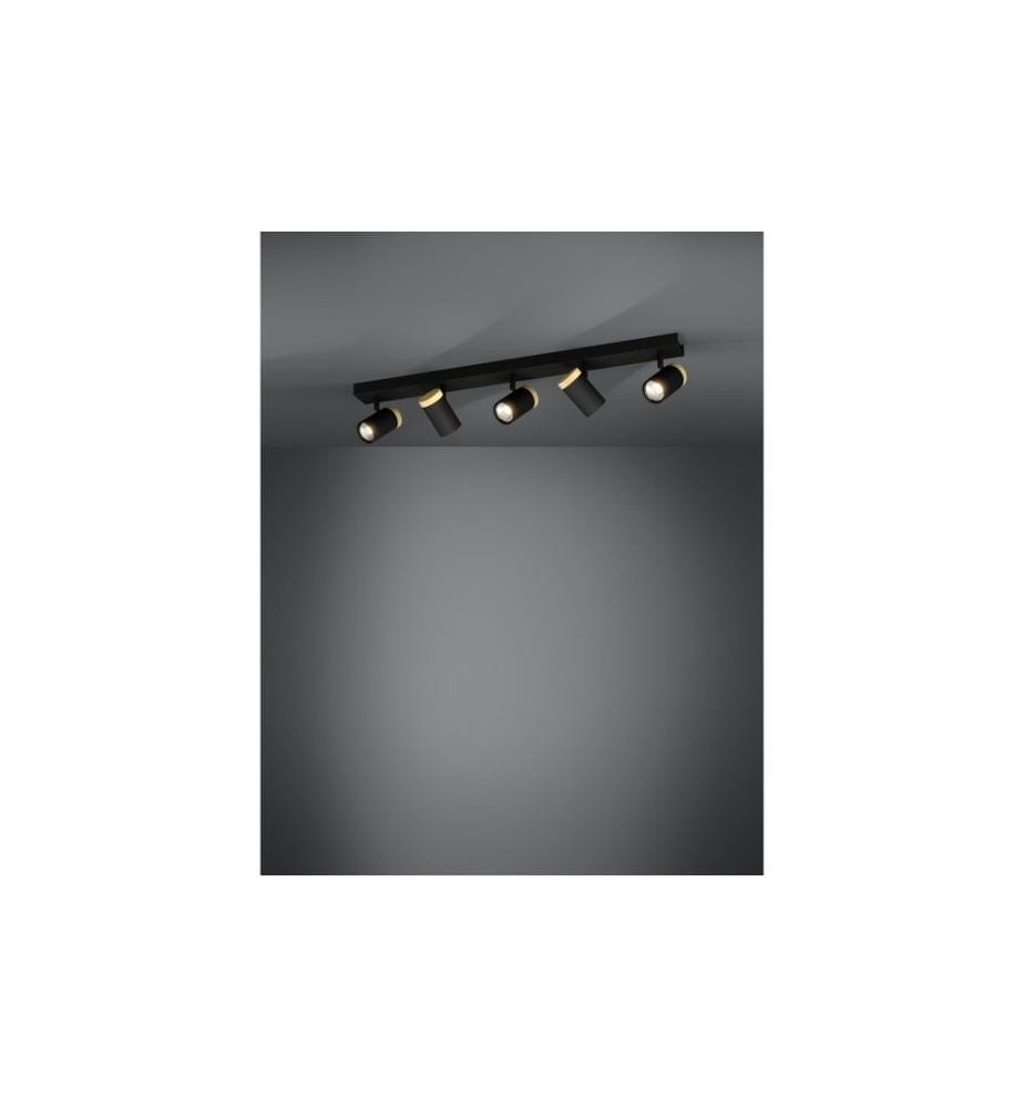 EGLO - Leuchten Spot sur poutre CARTAGENA GU10 5 x 4.5W