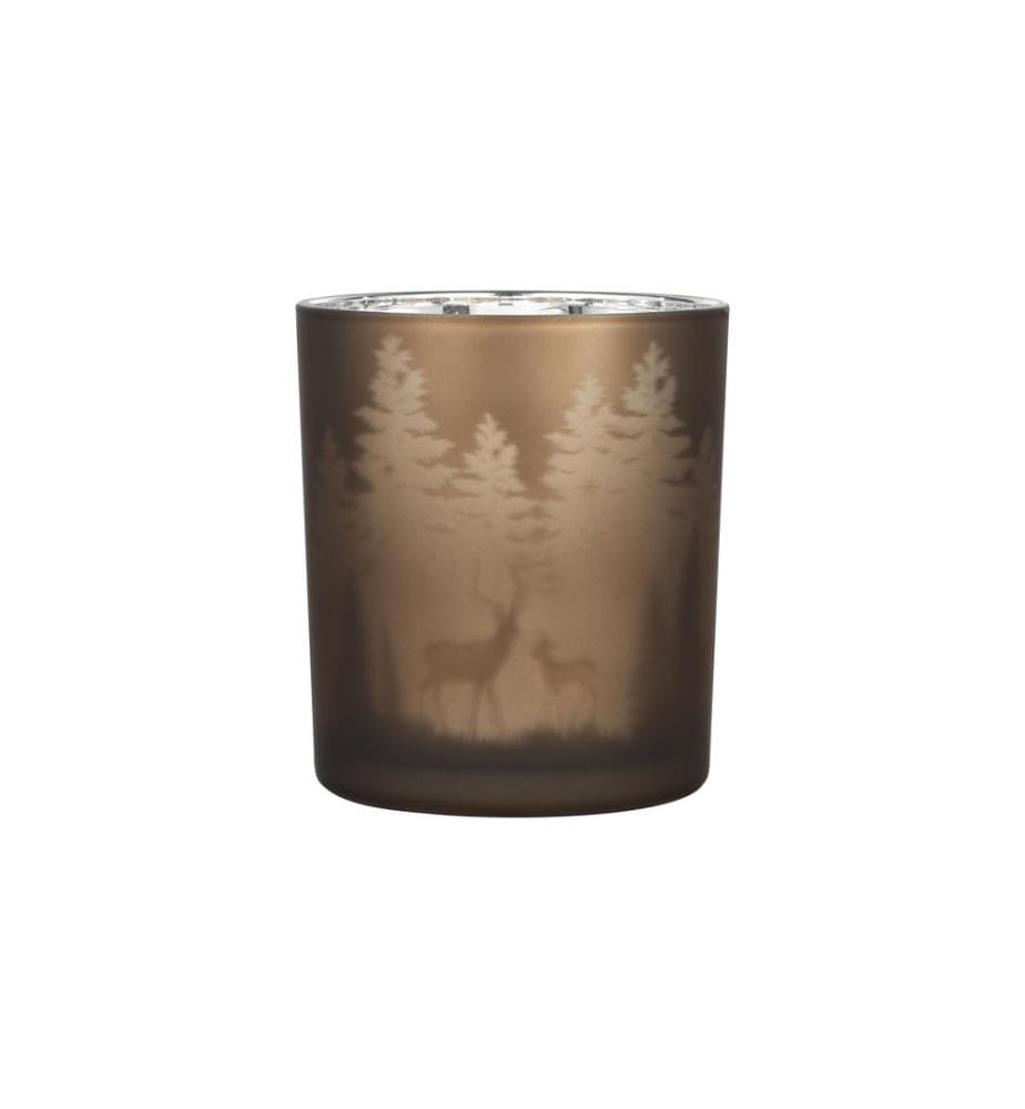 EGLO - Winterlandschaft Lukut 10 cm Dunkelbraun, Glas