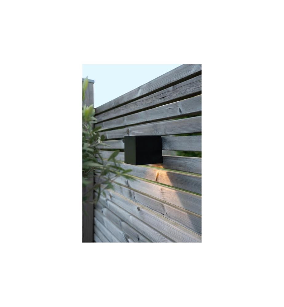 EGLO - Leuchten Gartenlicht Solar Wandleuchte Schwarz