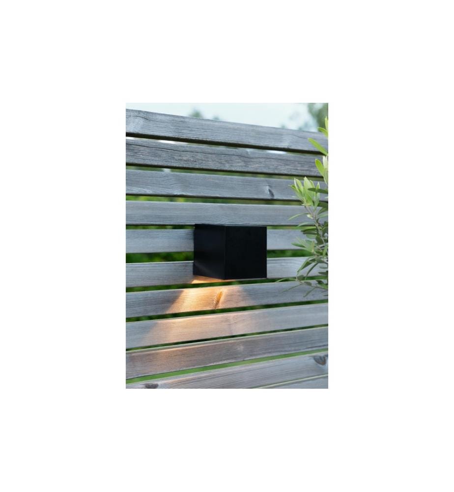EGLO - Leuchten Gartenlicht Solar Wandleuchte Schwarz