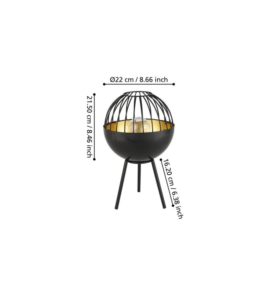 EGLO - Leuchten Gartenlicht Solar Tischleuchte Ø 22 cm