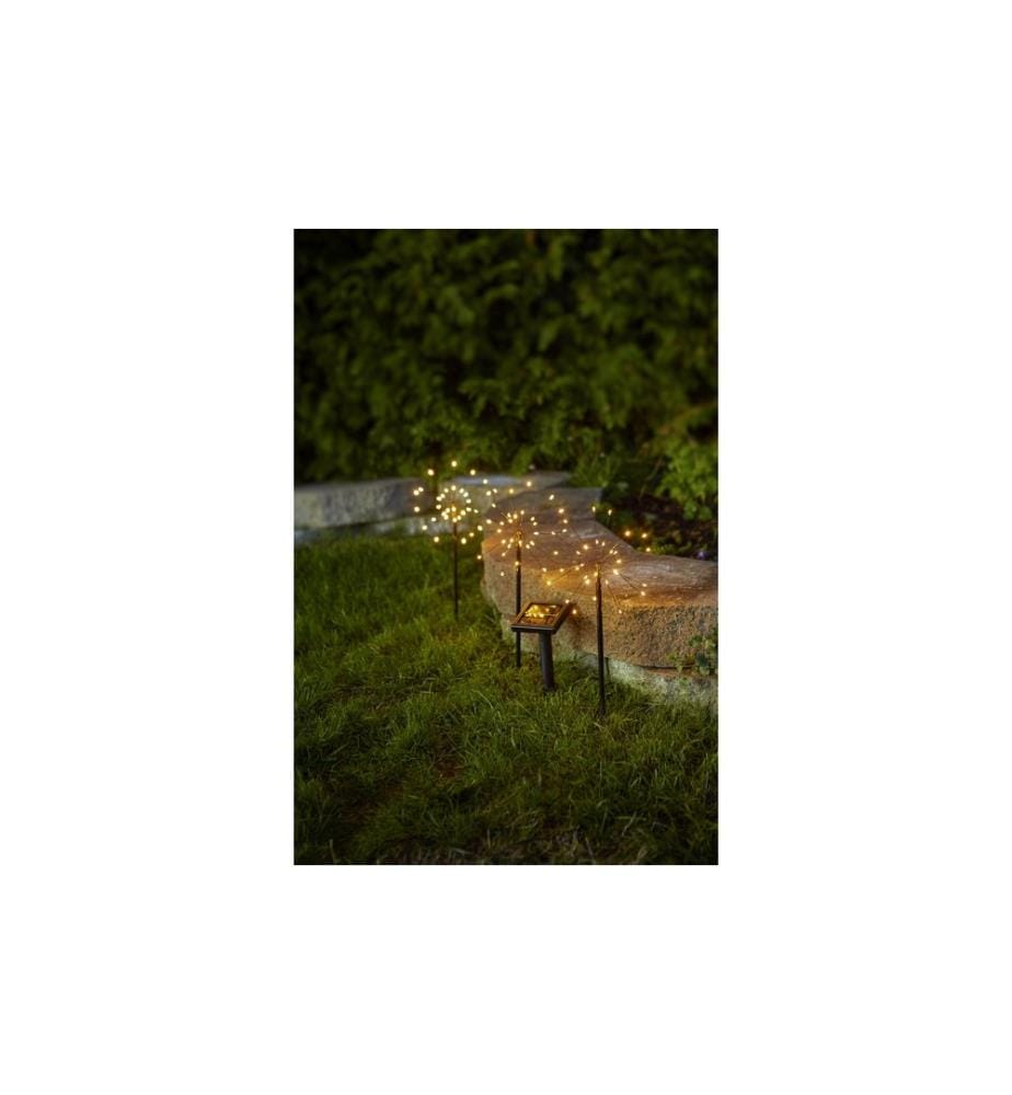 EGLO - Leuchten Gartenlicht 3er-Set Solarleuchten 40 cm