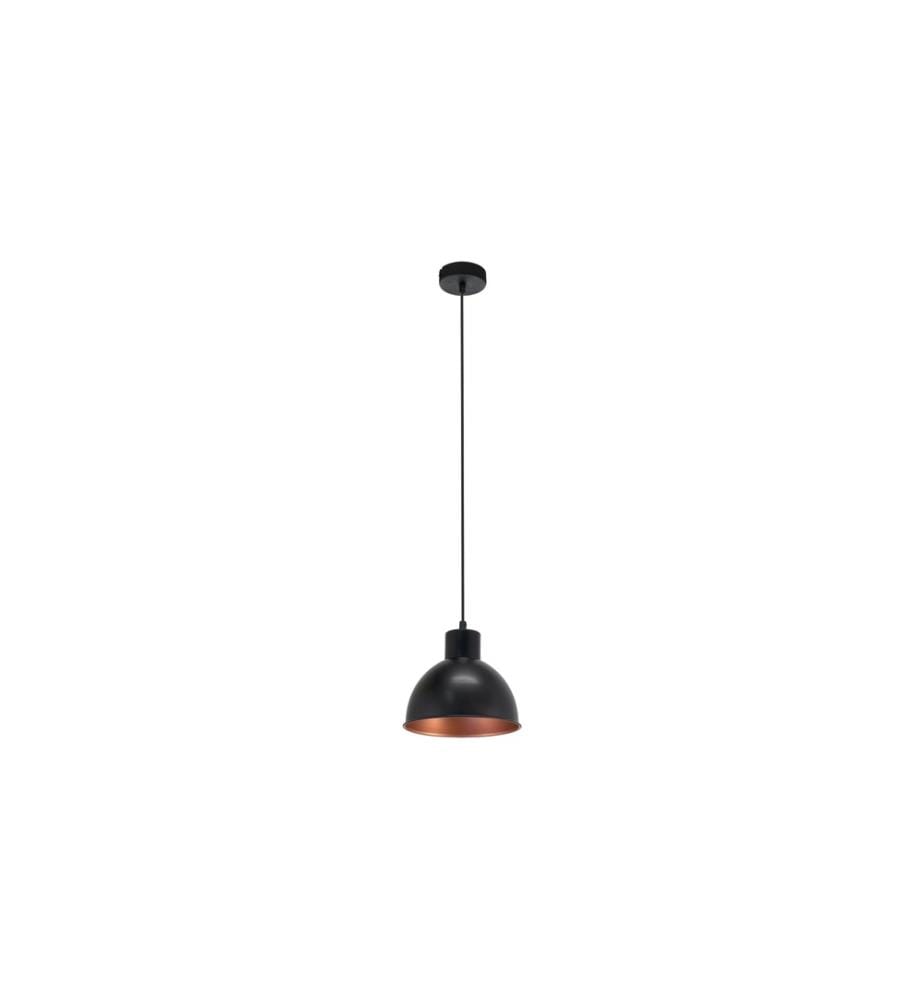 EGLO - Leuchten Pendelleuchte TRURO 1 1x E27 Schwarz