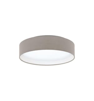 EGLO - Leuchten Plafonnier PASTERI 1 1x 11 W 3000 K, taupe