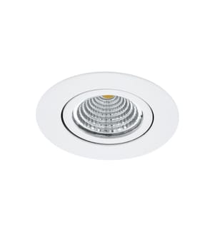 EGLO - Leuchten Spot encastré Saliceto 1 Runde 1x 6 W 2700 K, Blanc