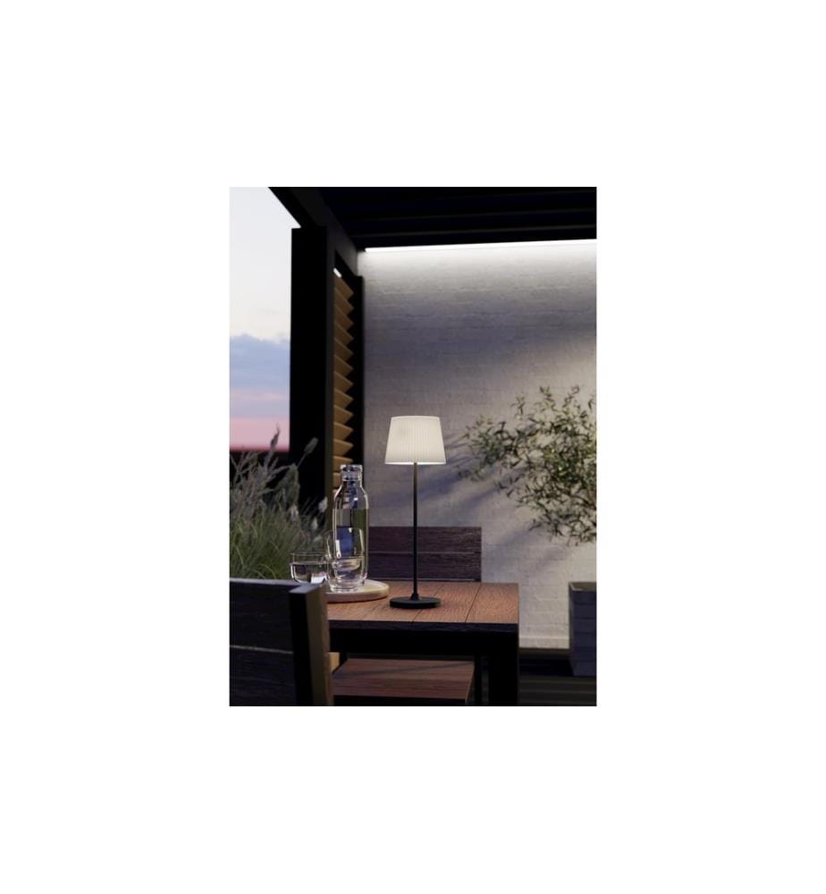 EGLO Leuchten Lampe de bureau Batterie Leonero H:370 Noir