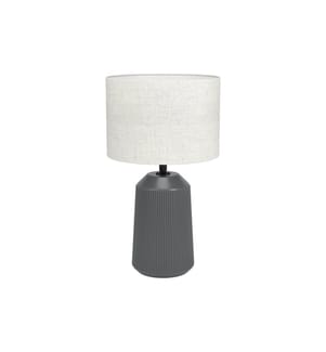 EGLO Luminaire Lampe de table CAPALBIO gris sans ampoule E27 1x40W