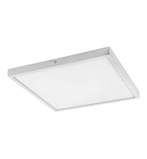 EGLO Luminaire Plafonnier FUEVA 1 25 W, 40 x 40, Blanc, Blanc chaud (WW)