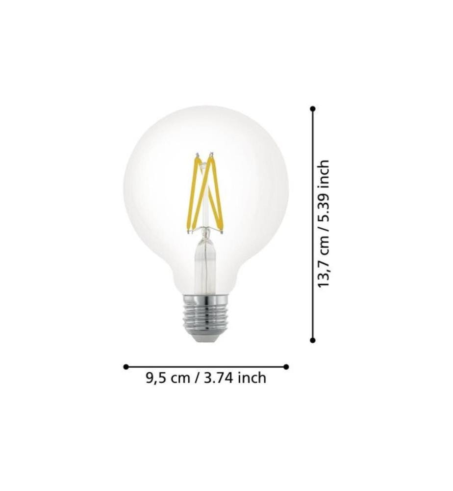 EGLO Lampe 7.5 W E27 Blanc chaud