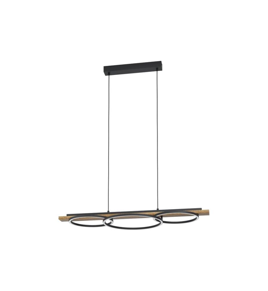 EGLO Luminaire Suspension LED BOYAL LED 2 x 12.5W 3000K Marron