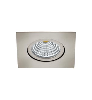 EGLO Leuchten spot encastré Saliceto 1 carré 1x 6 W 2700 K, nickel mat
