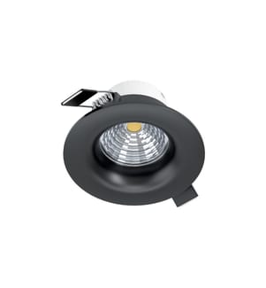 Spot encastrable EGLO Saliceto 1 Rond 1x 6 W 2700 K, Noir