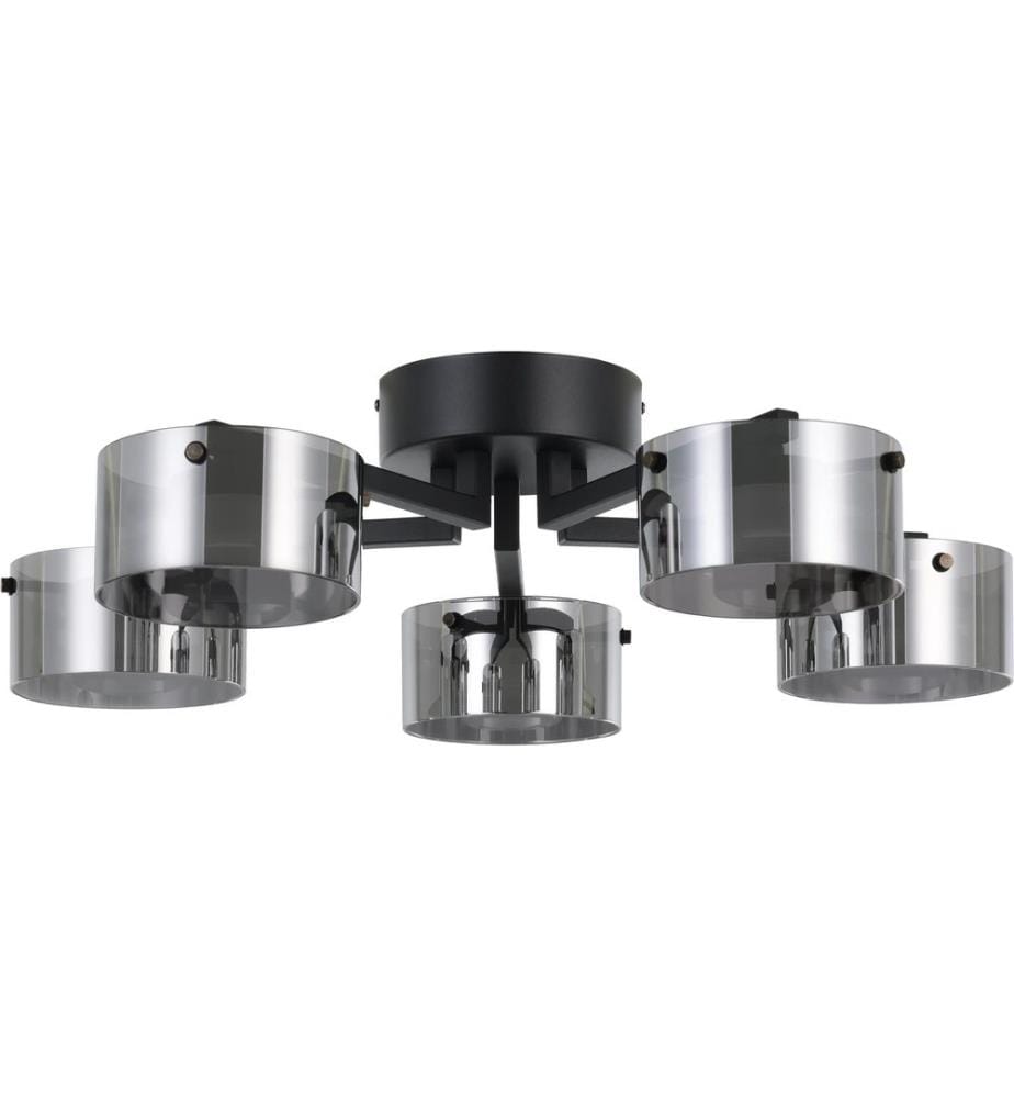 EGLO Leuchten LED-Deckenleuchte Copillos LED 5 x 5, 4W 3000K Silber