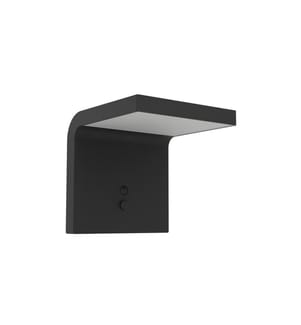 Eglo luminaire applique murale SPIANTE Solar, 6W, capteur, noir