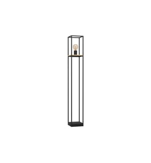 EGLO luminaire lampe sur pied libertad 1x E27 noir/marron