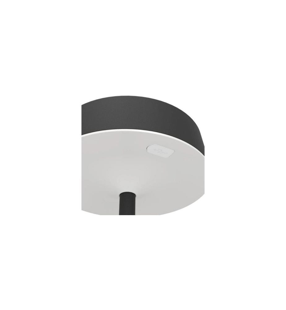 EGLO Luminaire Lampe de table à batterie Simeri SOLAIRE-LED – Touch Noir