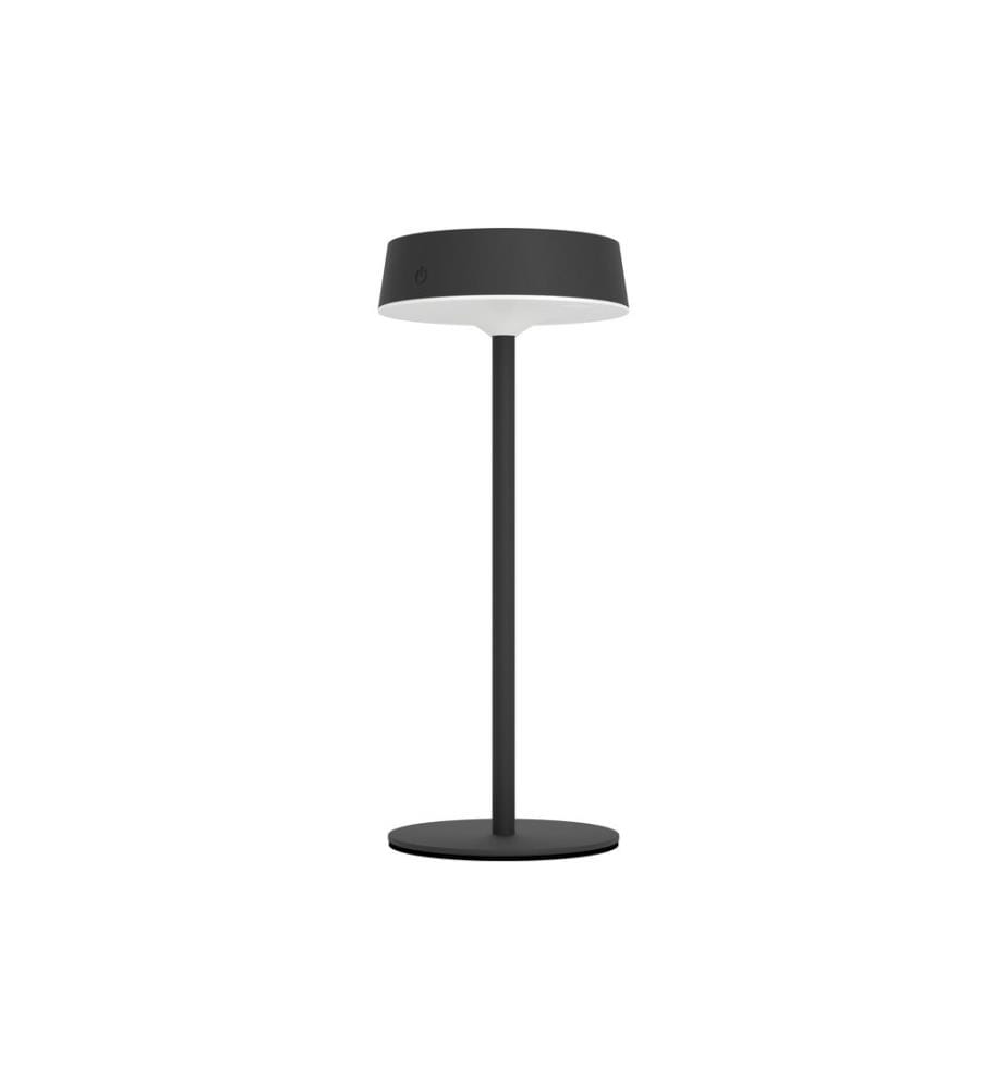 EGLO Luminaire Lampe de table à batterie Simeri SOLAIRE-LED – Touch Noir