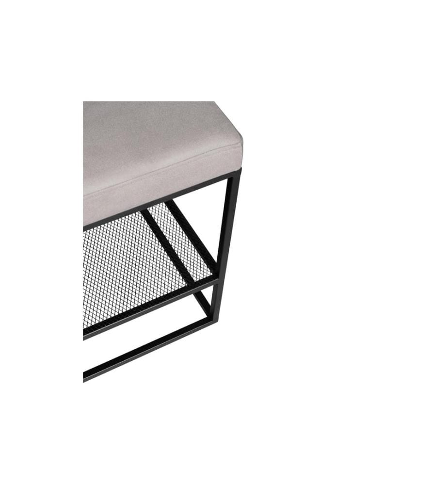 EGLO Sitzbank Bitung 120 x 40 x 45 cm, Grau