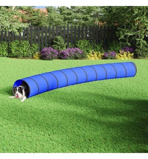 Hundetunnel Blau Ø 55x500 cm Polyester