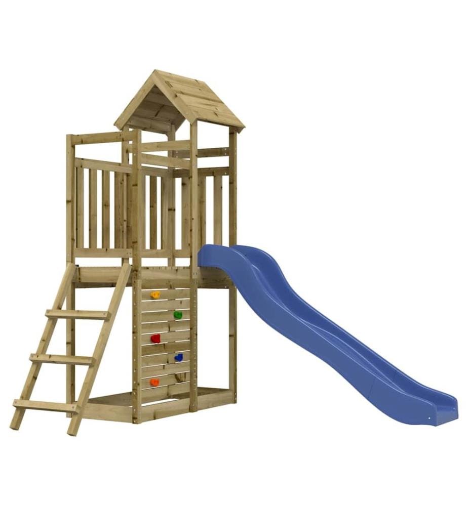 Aire de jeux d'extérieur bois de pin imprégné