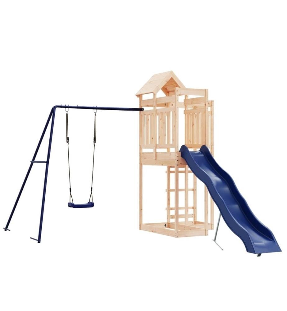 Aire de jeux d'extérieur bois de pin massif