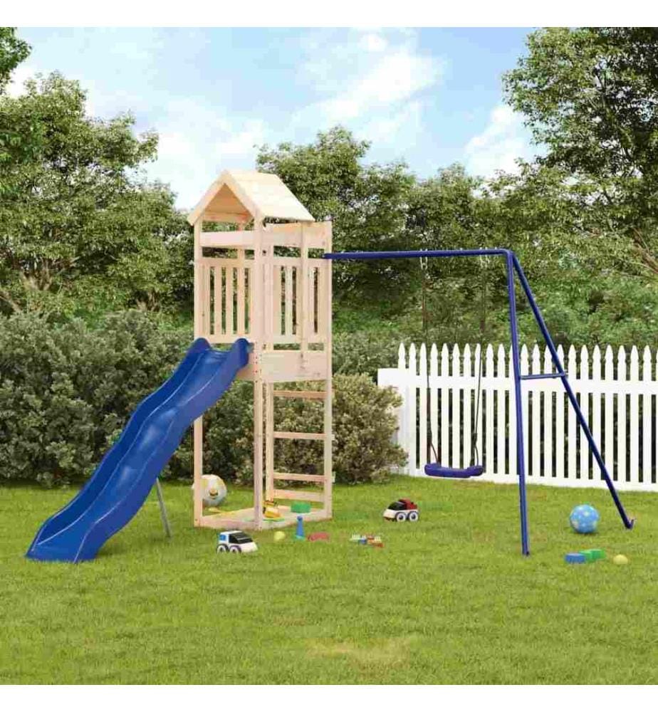 Aire de jeux d'extérieur bois de pin massif