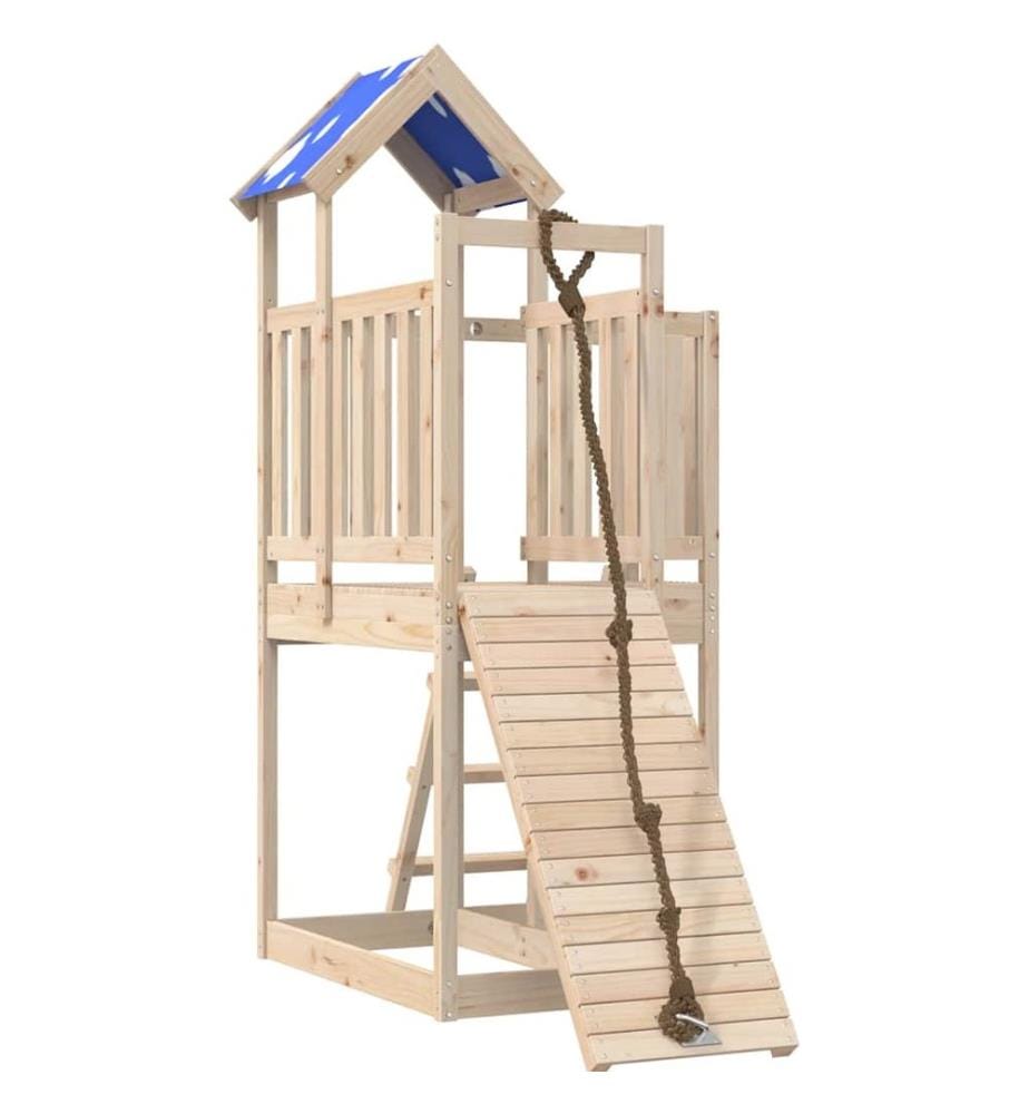Aire de jeux d'extérieur bois de pin massif