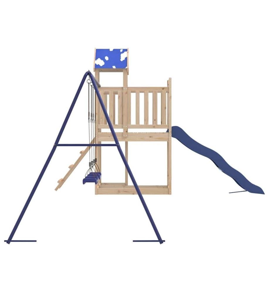 Aire de jeux d'extérieur bois de pin massif