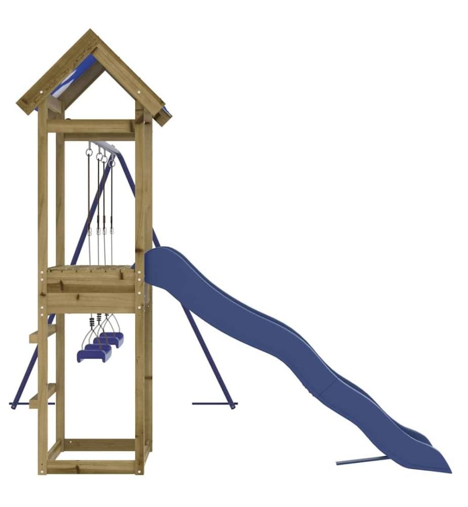 Aire de jeux d'extérieur bois de pin imprégné