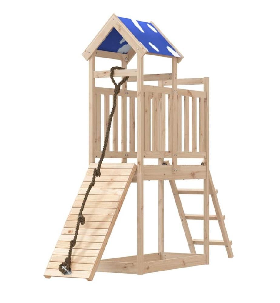 Spielturm Massivholz Kiefer