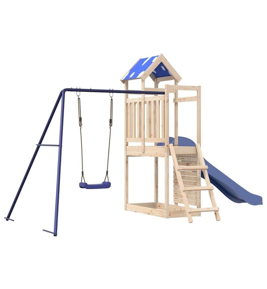 Spielturm Massivholz Kiefer