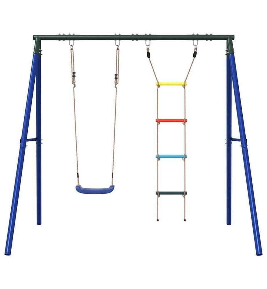 Schaukel-Set mit Schaukelsitz und Strickleiter