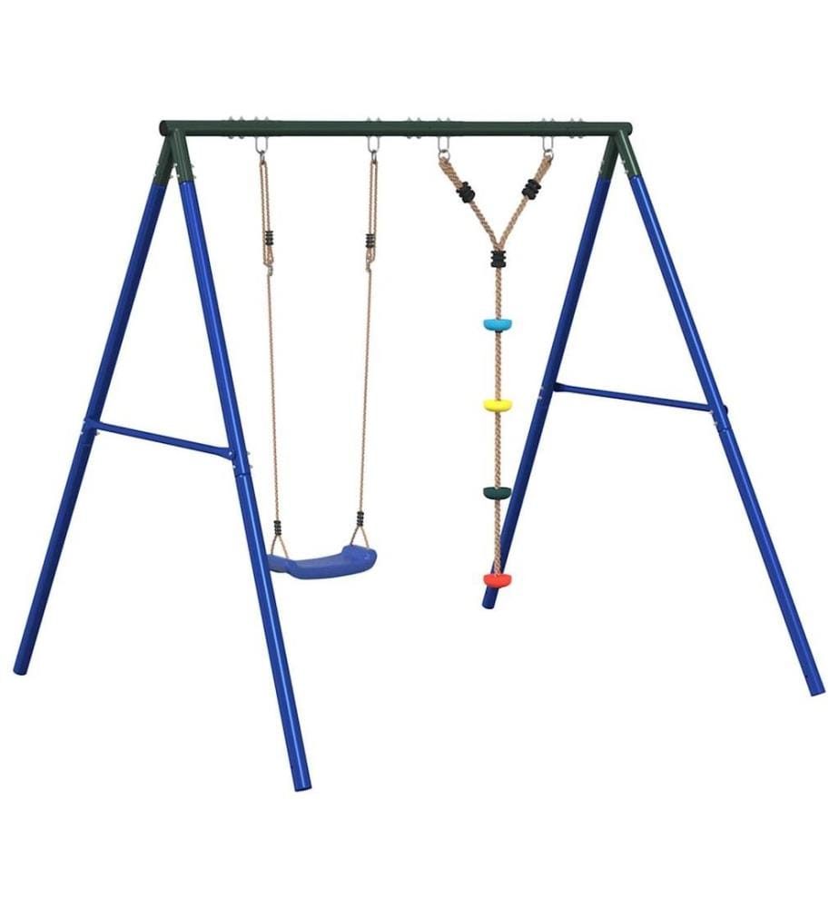 Schaukel-Set mit Schaukelsitz und Kletterschaukel