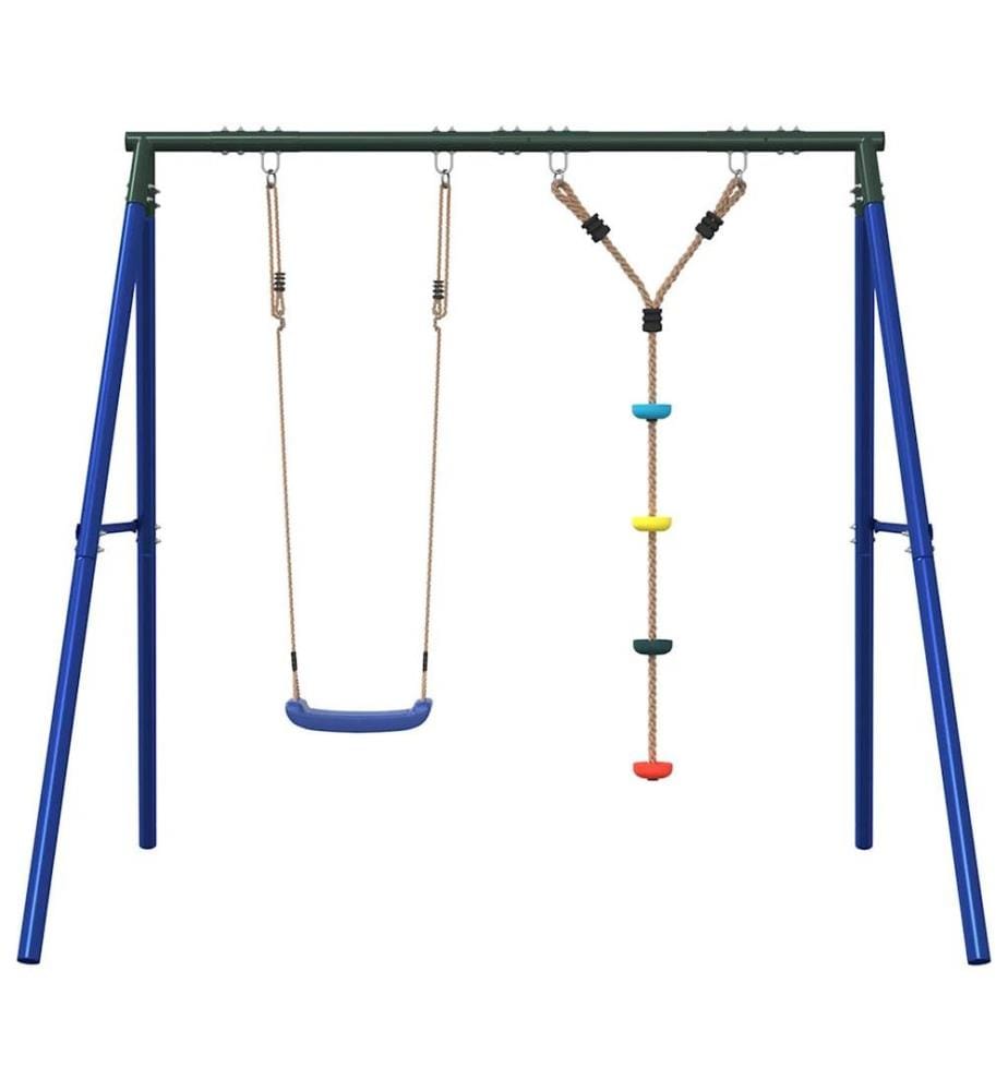 Schaukel-Set mit Schaukelsitz und Kletterschaukel