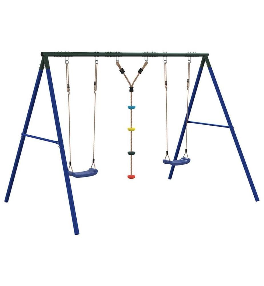 Schaukel-Set mit Schaukelsitzen und Kletterschaukel