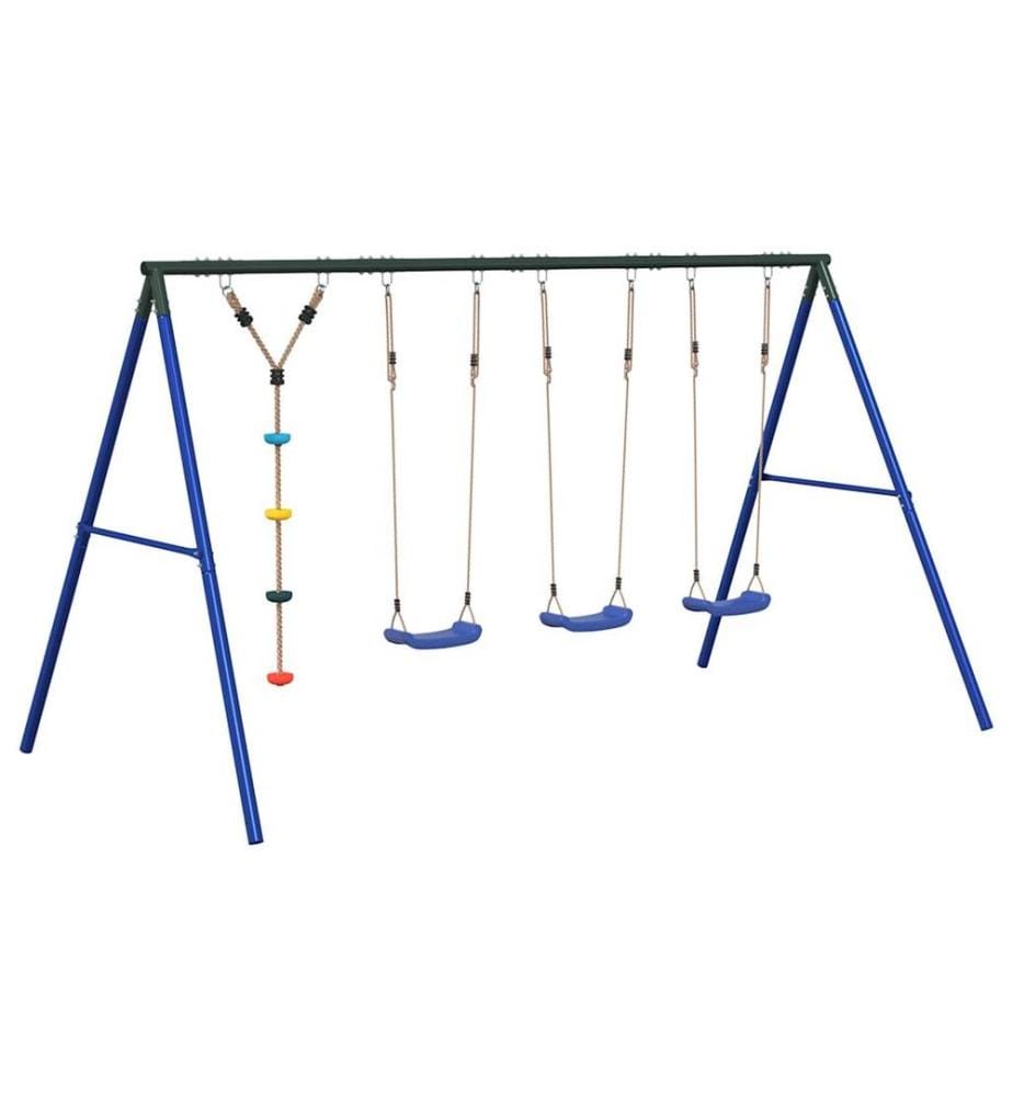Schaukel-Set mit Schaukelsitzen und Kletterschaukel