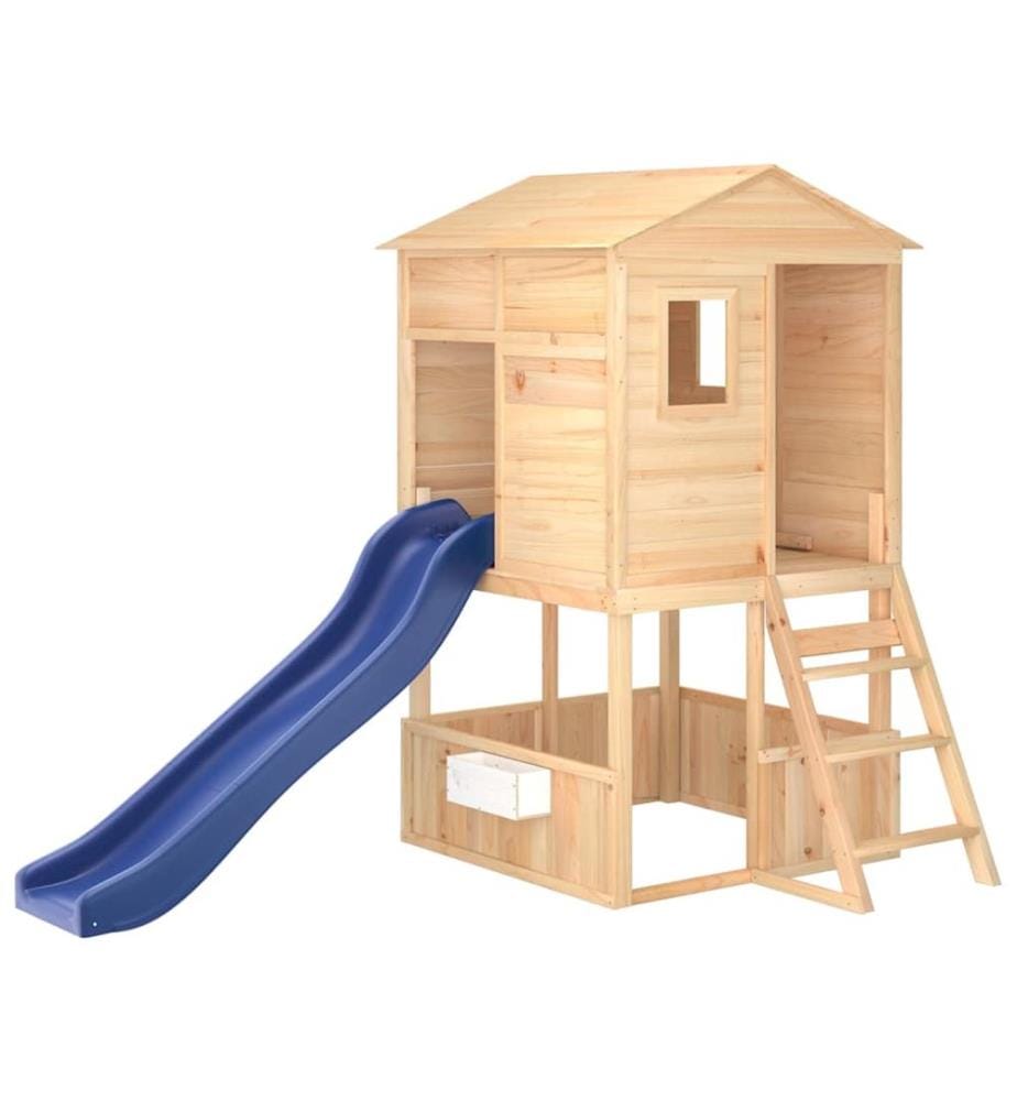 Spielturm Massivholz Tanne