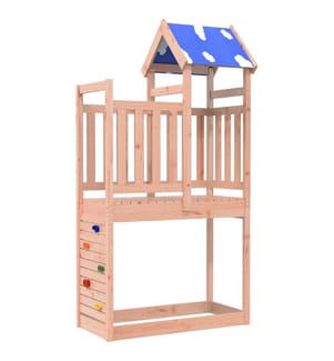 Spielturm Braun 110,5 x 52,5 x 215 cm Massives Douglasienholz