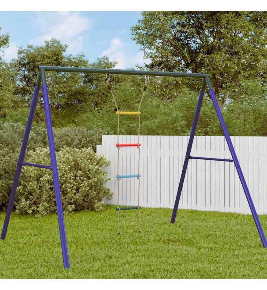 Strickleiter für Kinder mit 4 Sprossen Mehrfarbig