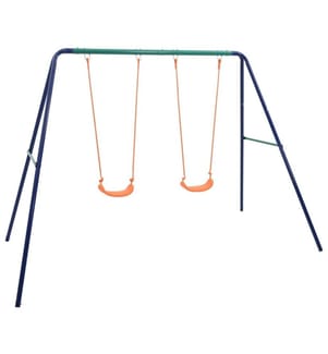 Schaukelset mit 2 Sitzen Stahl